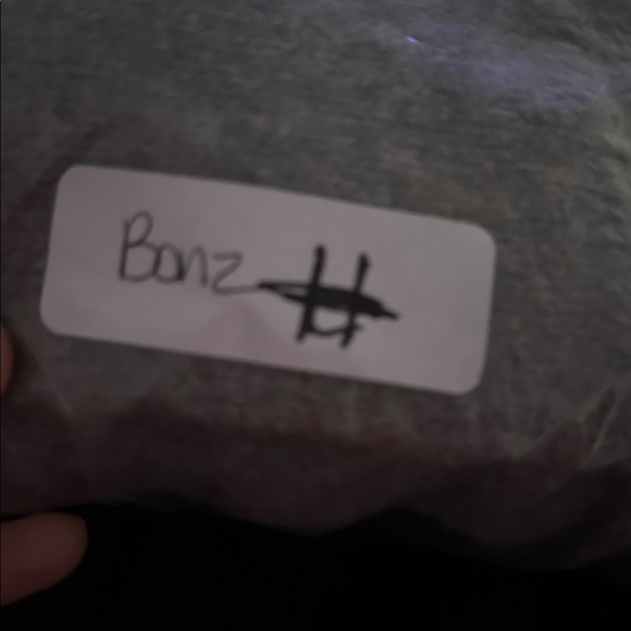 BONZ NEW ZEALAND Unisex grey fringe gorpcore wool quality scarf - Picture 6 of 6